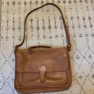 Vintage Coach Leather Briefcase/ Laptop